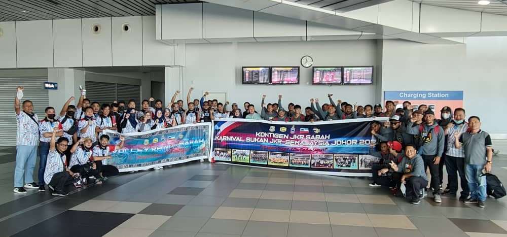 Kontinjen JKR Sabah Ke Karnival Sukan JKR-Semalaysia Johor 2022