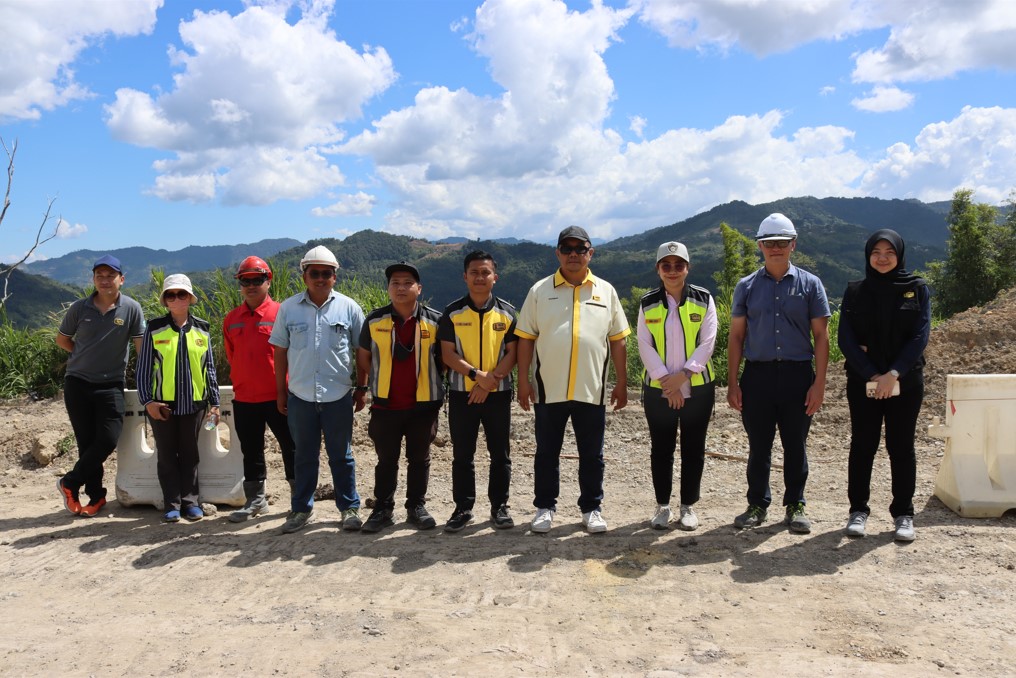 Lawatan Tapak Ke Projek Cerun di Daerah Ranau